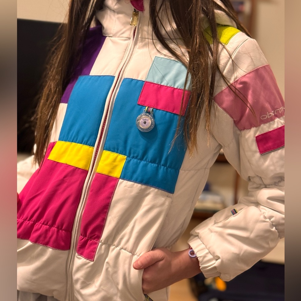 Obermeyer ski jacket wore twice. 8-11 years old